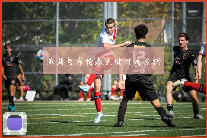 浓眉与布伦森关键对话分析
